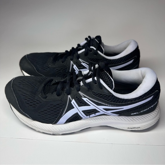 Asics Women's Shoes Gel Contend 7 1012A911 Black Lilac Opal Running Sneakers 9 - Picture 7 of 11